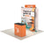 Rush 8ft QuickZip Max Curved tension fabric display with monitor tower and shelves, convertible counter.