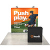 8ft QuickZip Straight with Lights, Hard Case and Podium Print - $1,224.99