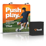 8ft QuickZip Straight with Lights, Hard Case and Podium Print - $1,224.99