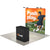 8ft QuickZip Straight with Lights, Hard Case and Podium Print - $1,224.99