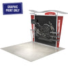 Heavy Duty – Graphic Only tension fabric print for modular trade show display frame