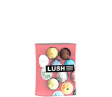 Lightbox Counter with illuminated tension fabric panels and bright LED lighting, featuring full-colour printed graphics for professional exhibit branding.